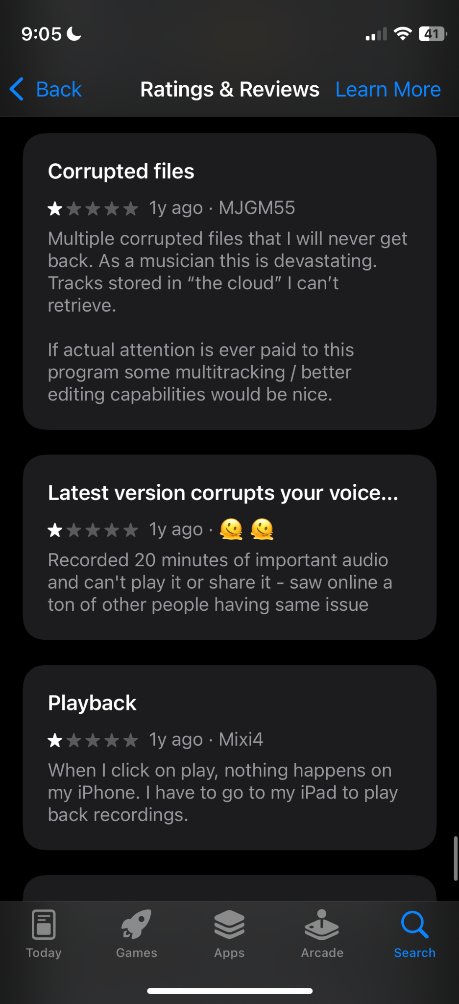 Image Source: Voice Memos Review, Apple App Store