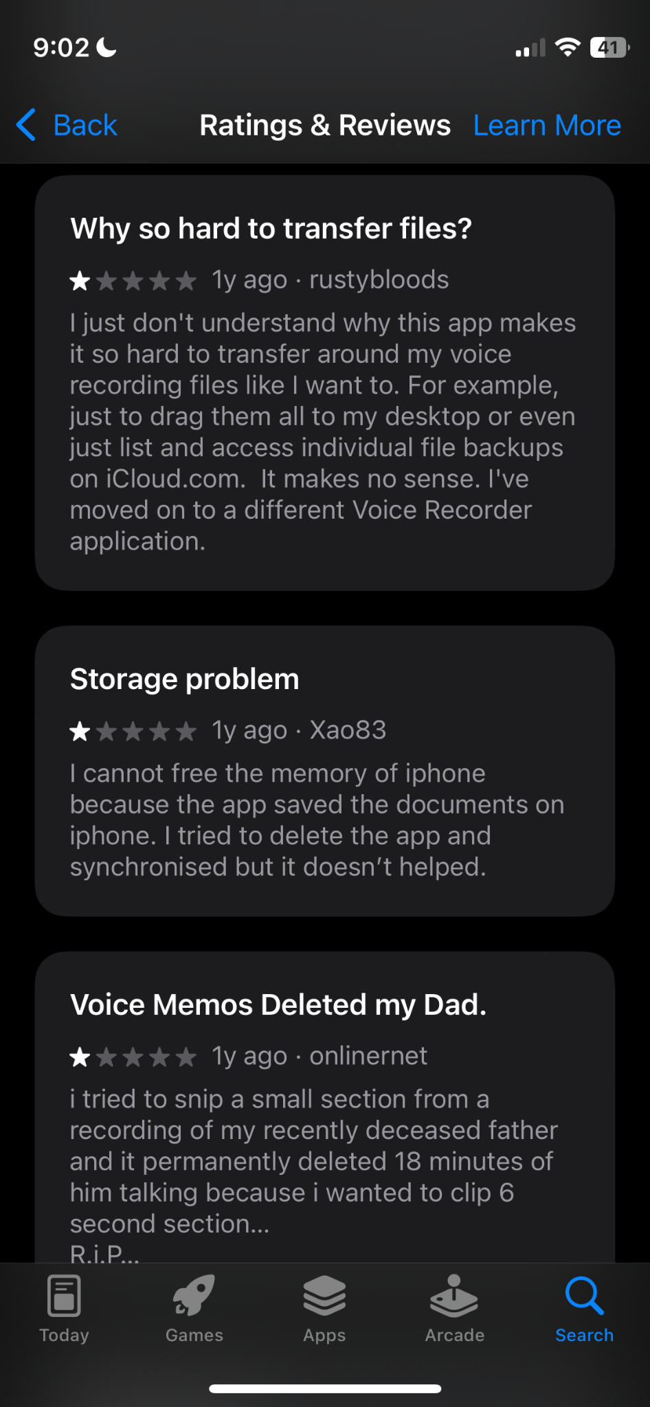 Image Source: Voice Memos Review, Apple App Store
